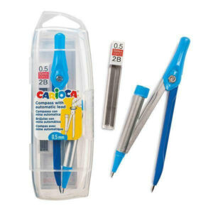 Set compas cu rezerva 2B 0.5mm Carioca