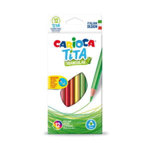 Set creioane colorate Tita Triagular 12 buc. Carioca