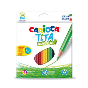 Set creioane colorate Tita Triagular 24 buc. Carioca