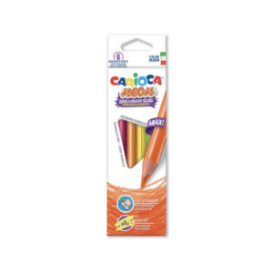 Set creioane colorate Neon 6 buc. Carioca