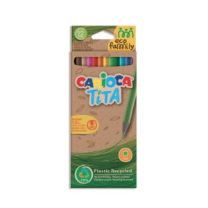 Set creioane colorate Tita EcoFamily 12 buc. Carioca