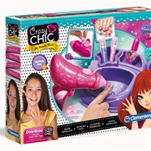 Super set Unghii cu sclipici 6+ CLEMENTONI