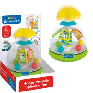 Jucarie educativa pentru copii Titirez Happy Friend Spinning Top CLEMENTONI