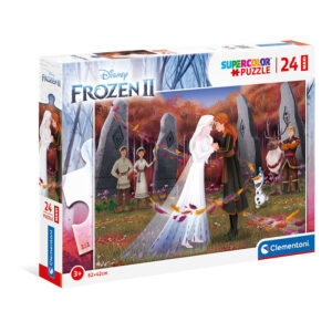 Puzzle Maxi Supercolor Frozen 24buc 3+ CLEMENTONI