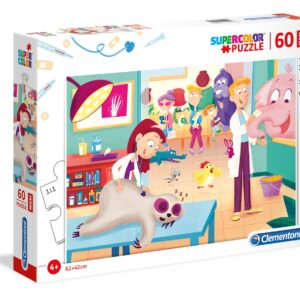 Puzzle La Medicul Veterinar 60 PIESE  CLEMENTONI