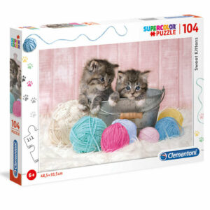 Puzzle Pisici 104 buc 6+ CLEMENTONI