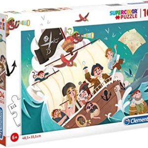 Puzzle The Pirates 104buc 6+ CLEMENTONI
