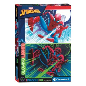 Puzzle Marvel Spiderman Glowing, 104 piese Clementoni