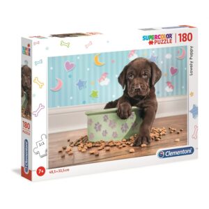 Puzzle Catelus 180 piese 7+ CLEMENTONI