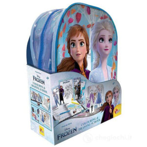 Rucsac FROZEN+Set de creatie + desen LISCIANI