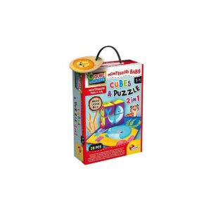 Montessori 2in 1 Cuburi si Puzzle LISCIANI