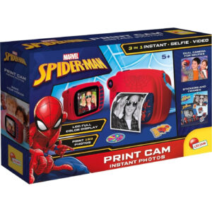 Camera foto instant pentru copii, , 3 role hartie incluse, Spider Man LISCIANI