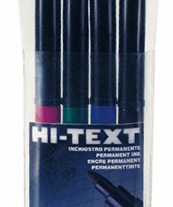 Set marker permanent 4 buc Hi-Text 580P