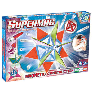 Set de constructie magnetic TRENDY 67 piese Supermag