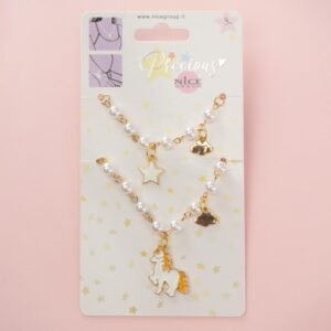 Set bratara si Lantisor Unicorn lover Precious NICE