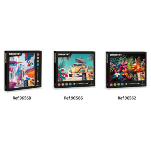 Pictura cu diamand QUADRO 2 in asort. DIAMANTINY NICE