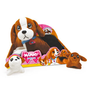 Jucarie de plus Mammy Surprise - Beagle cu catelusi seria Big Dog SBABAM