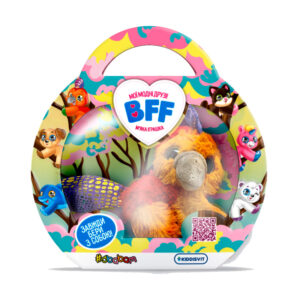 Jucarie-bratara de plus, surpriza S4, Animalut BFF, diverse tipuri, Sbabam