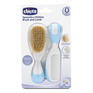 CHICCO Set perie si pieptene pu copii albastru 66003320 / 6918940/656920