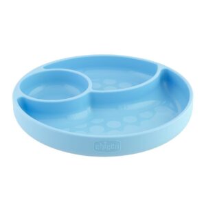 CHICCO farfurie/divizata albastra 12M+ 102162