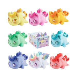 Jucarie de plus surpriza pisica unicorn 15 cm in asort. APHMAU BONKERS