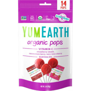 YumEarth, Organic Pops, Vitamin C, 14 Pops