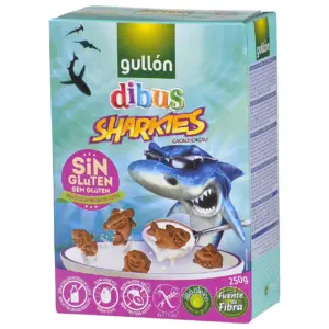Gullon biscuiti Dibus Sharkies fara gluten / lactoza 250g