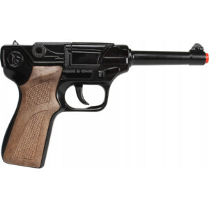 Pistol Politie 8 cartuse , negru