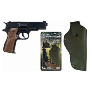 Pistol 8 cartuse in husa - negru GONHER