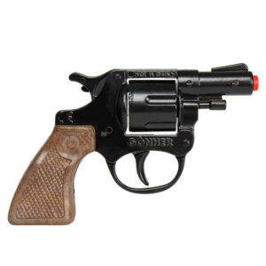 PISTOL Revolver 8 cartusi negru (plastic) GONHER
