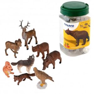 Animale de padure 8 piese MINILAND