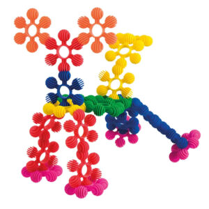 Joc Educativ Pentru Dezvoltarea Motricitatii Interstar Rings 48 piese MINILAND