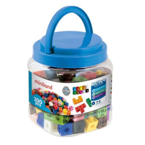 Set 100 Cuburi 2 Cm Miniland