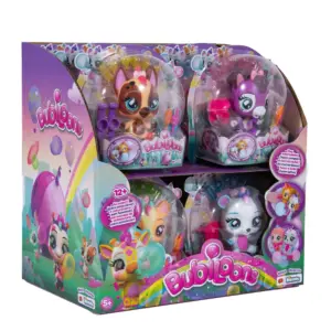 Figurina colorata cu accesorii, blister, diverse modele Bubiloons IMC TOYS