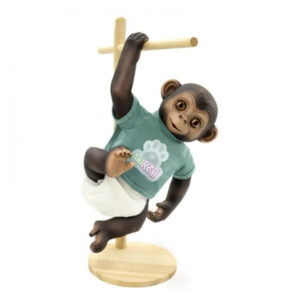 Jucarie AniReal 35 cm Maimuta in maiou verde BERJUAN