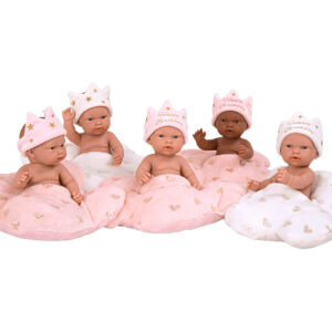 Papusa bebe 26 cm cu coronita ARIAS