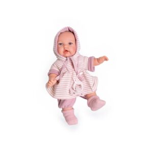 Papusa bebe interactiva 27 cm in Costum cu dulci Antonio Juan