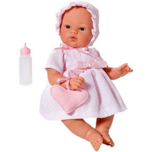 Papusa KOKE 36 cm cu Bibiron roz ASI