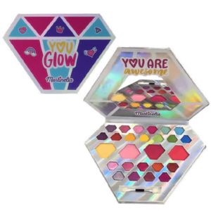Paleta de machiaj in forma de diamant You Glow Super Girl Martinelia