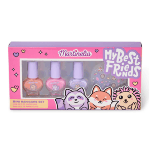 Set 3 lacuri de unghii si stickere My Best Friends MARTINELIA