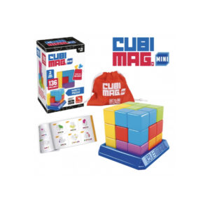 Joc Puzzle mini magnetic CUBIMAG BLUE ROCKET