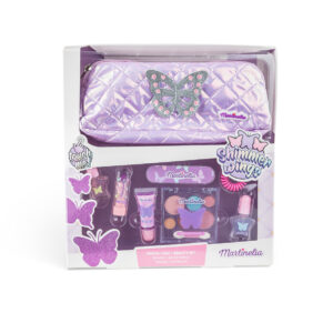 Set de frumusete si penar Shimmer Wings Pencil Case MARTINELIA
