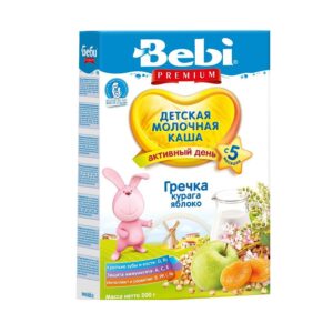 Terci lactat (hrisca-caise uscate-mer) 200g Bebi PREMIUM