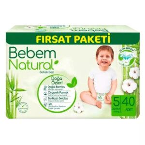 Scutece pentru copii 11-18 kg 40buc Bebem Natural