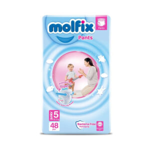 Chilotei-scutece 5 3D Junior 12-17 kg 44buc Molfix