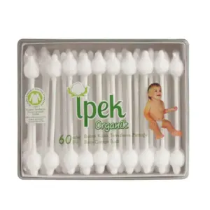 IPEK ORGANIK Betisoare de bumbac pentru copii 60
