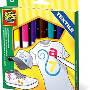 Carioca p/u textil 8 culori SES