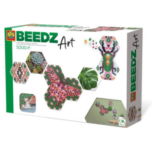 Set margele de calcat Beedz Art Botanica cu placi hexagonale 5000 buc. SES