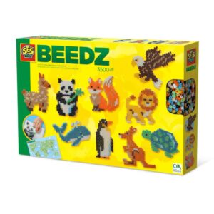 Set margele de calcat Animalele Lumii SES