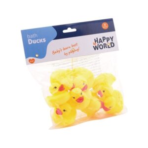 Jucarie pu baie Rubber Ducks 8buc. Happy World